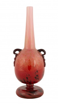 Charles Schneider Art Glass Vase